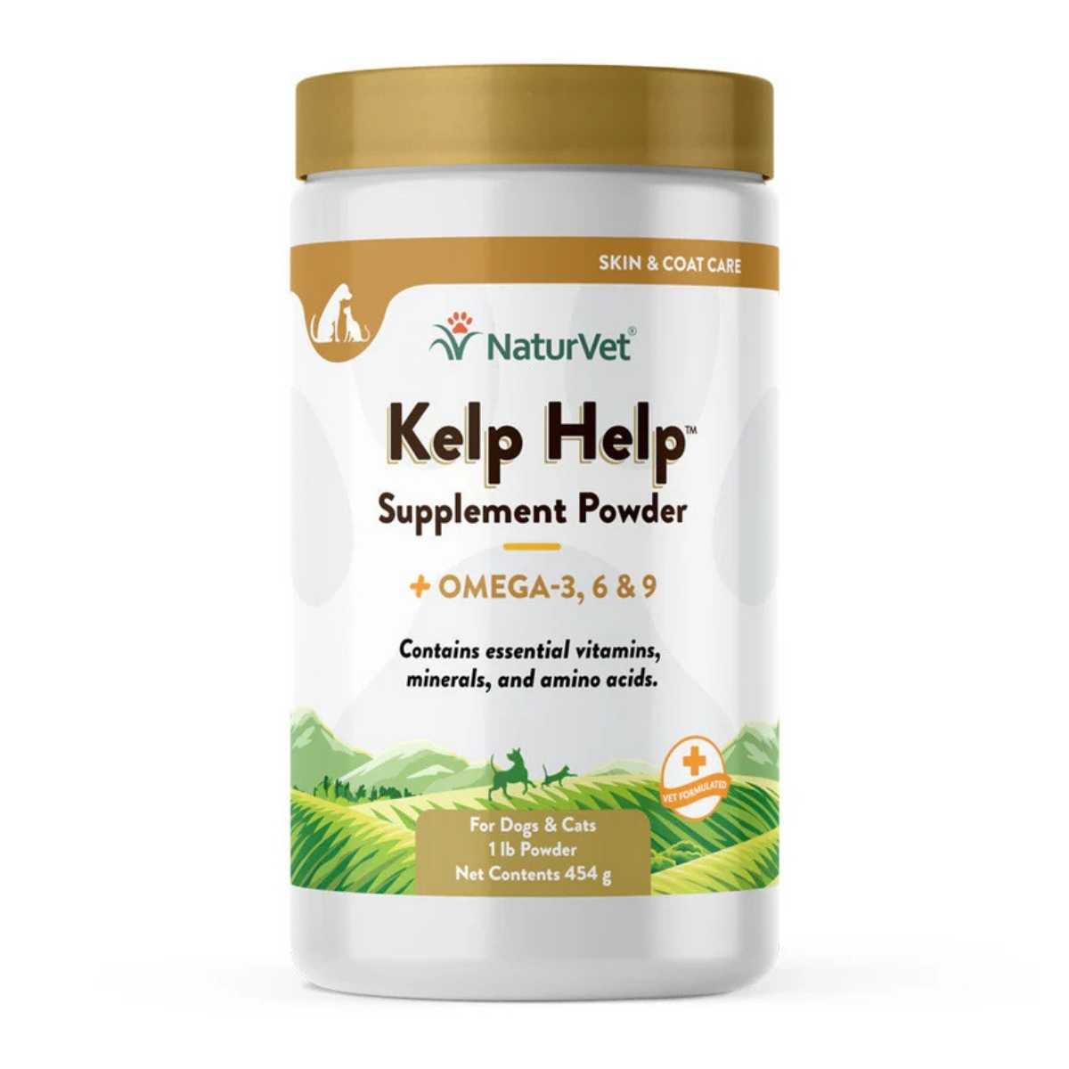 Naturvet Kelp Help Omegas Powder-1 lb Jar
