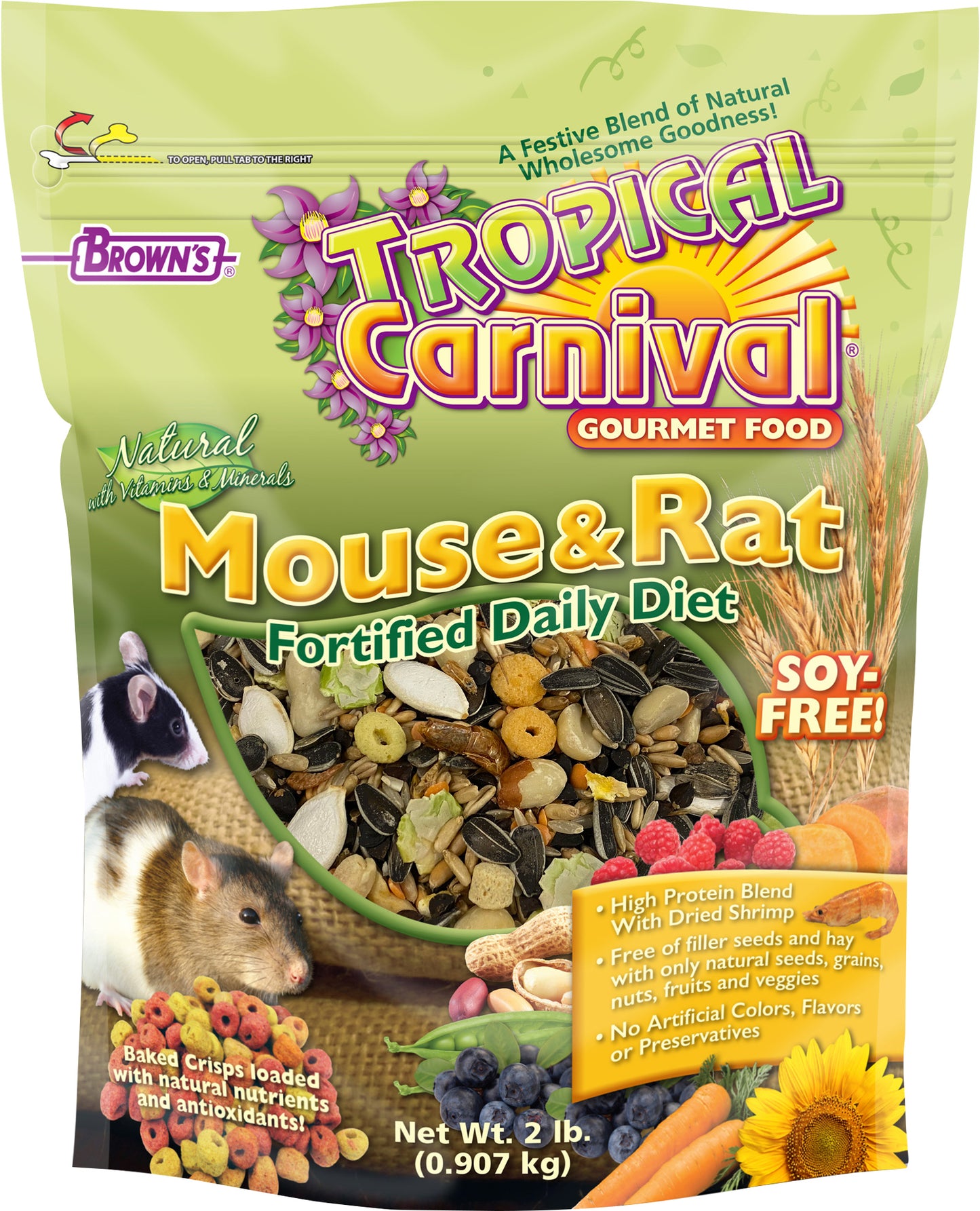 Tropical Carnival Natural Mouse & Rat Food