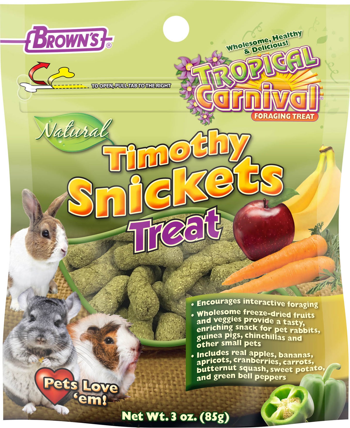 Tropical Carnival Natural Small Animal Treat