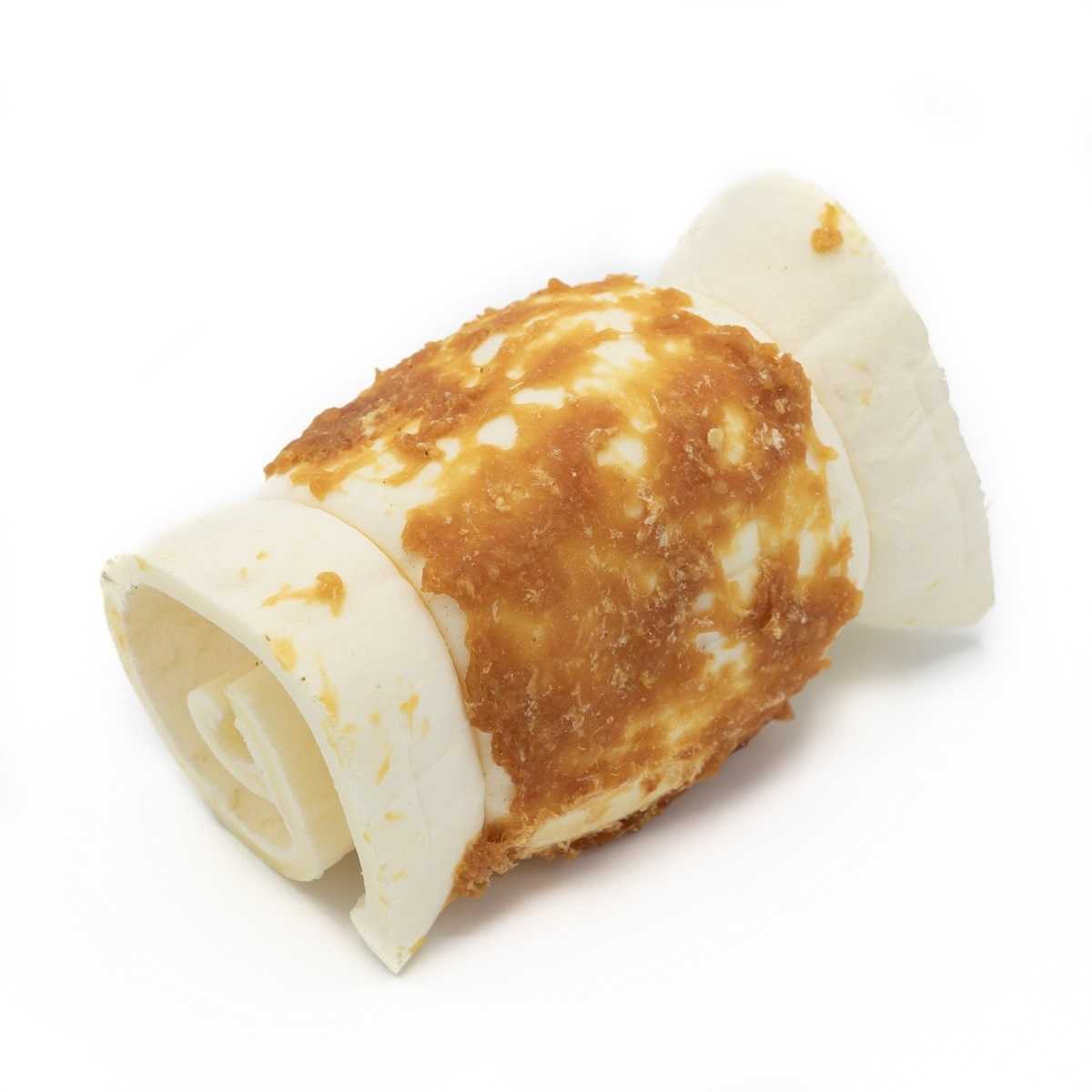 Barkworthies 5-6" Medium Beef Cheek Wrapped w/Real Chicken-18 ct Case