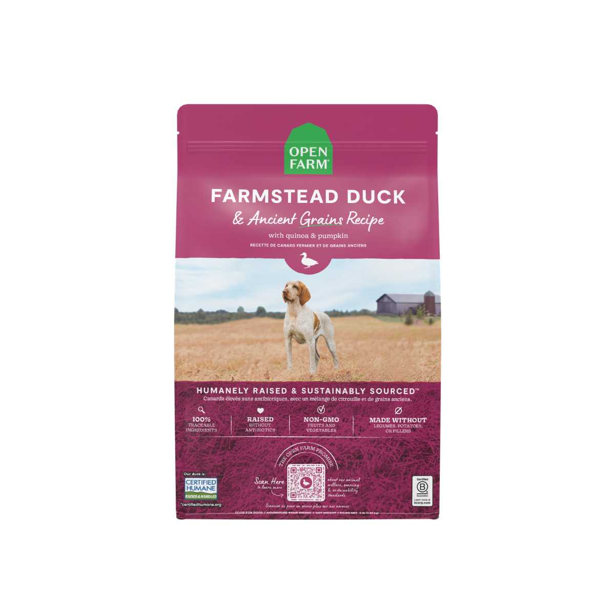 Open Farm Farmstead Ancient Grains Dry Dog Food Recipe