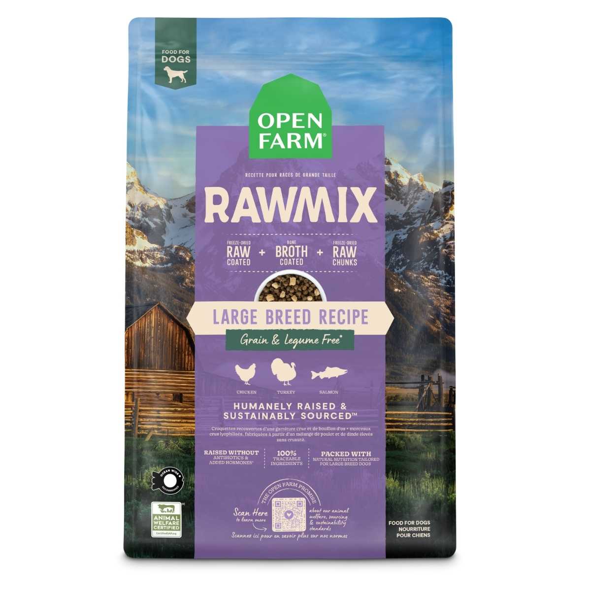 Open Farm Dog RawMix Large Breed-20 lb Bag