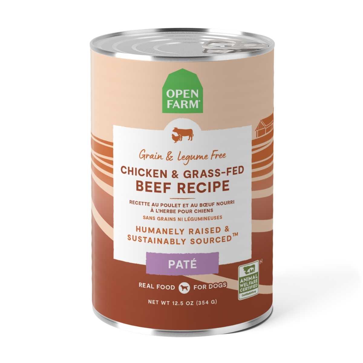 Open Farm Dog Grain Free Chicken & Beef-12/12.5 oz Cans
