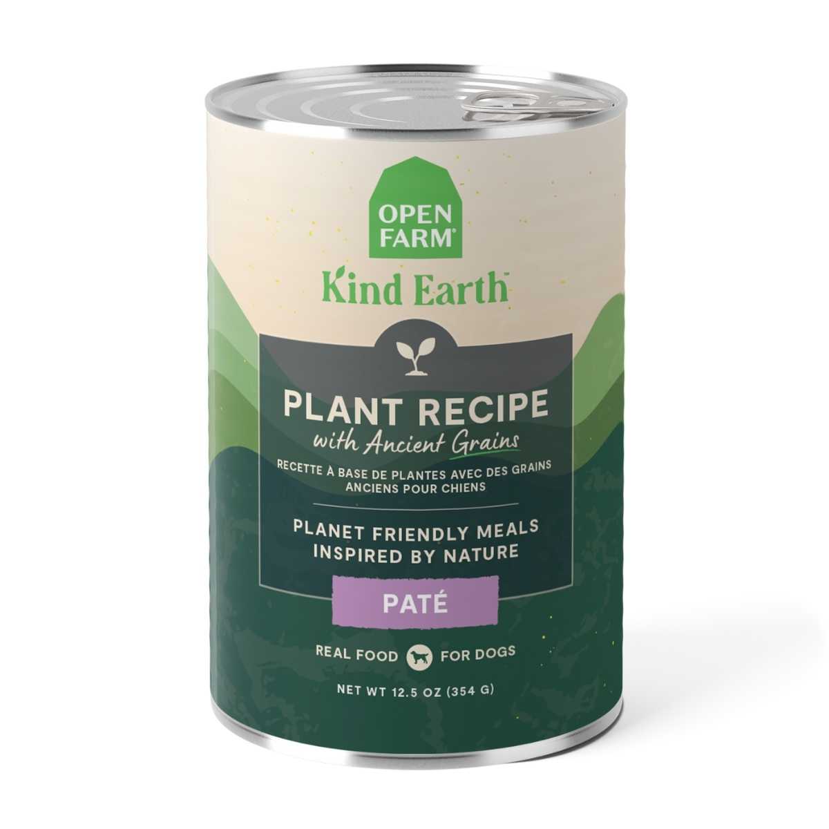Open Farm Dog Kind Earth Plant with Wholesome Grains-12/12.5 oz Cans