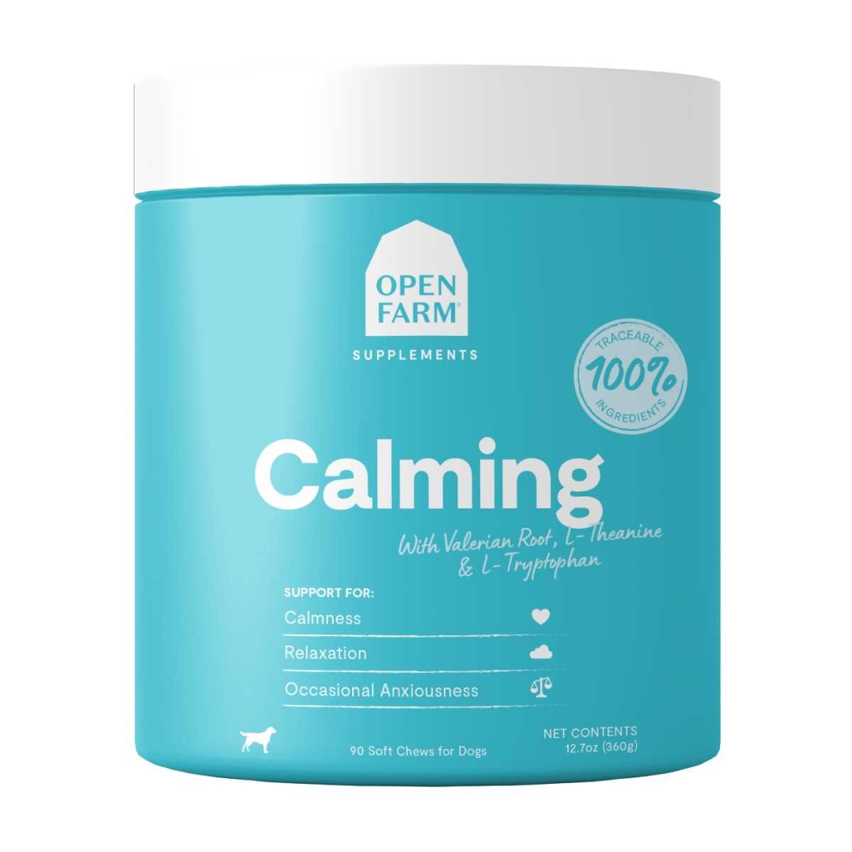 Open Farm Dog Supplement Chews Calming-90 count