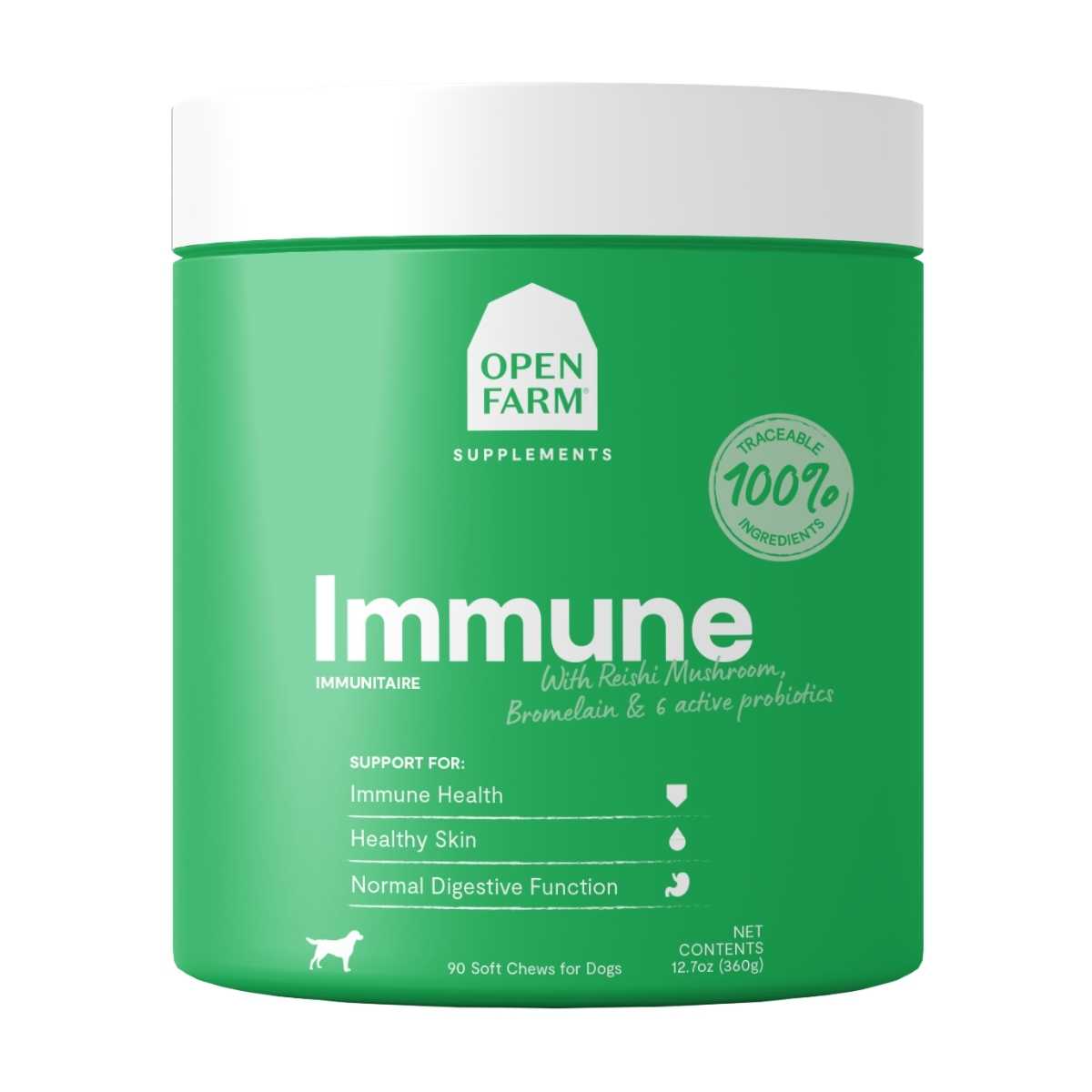 Open Farm Dog Supplement Chews Allergy-90 count