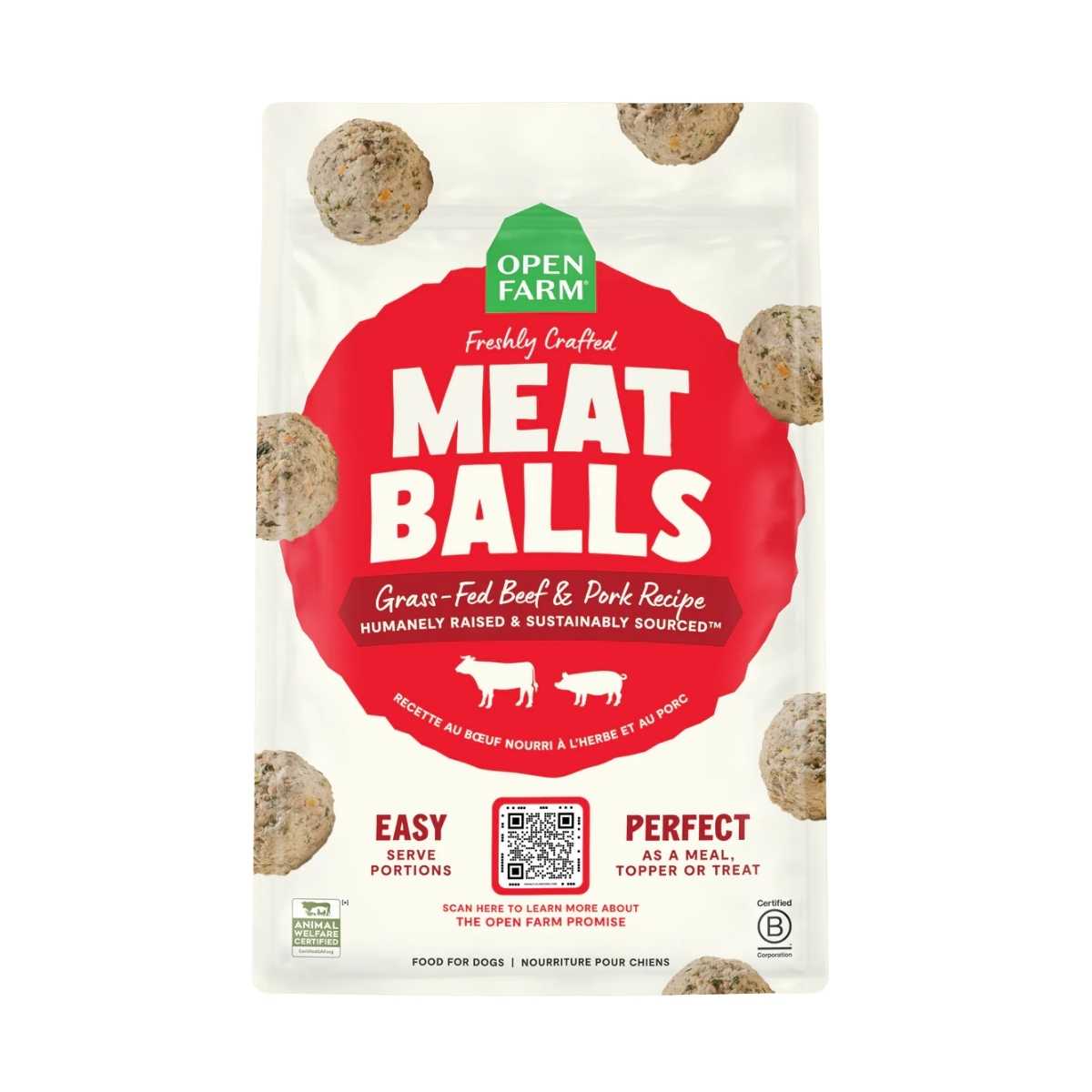 Open Farm Freshly Crafted Homestyle Meatballs Recipe