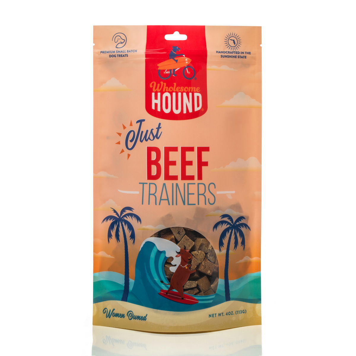 Wholesome Hound Just Beef Trainers- 4 oz Bag