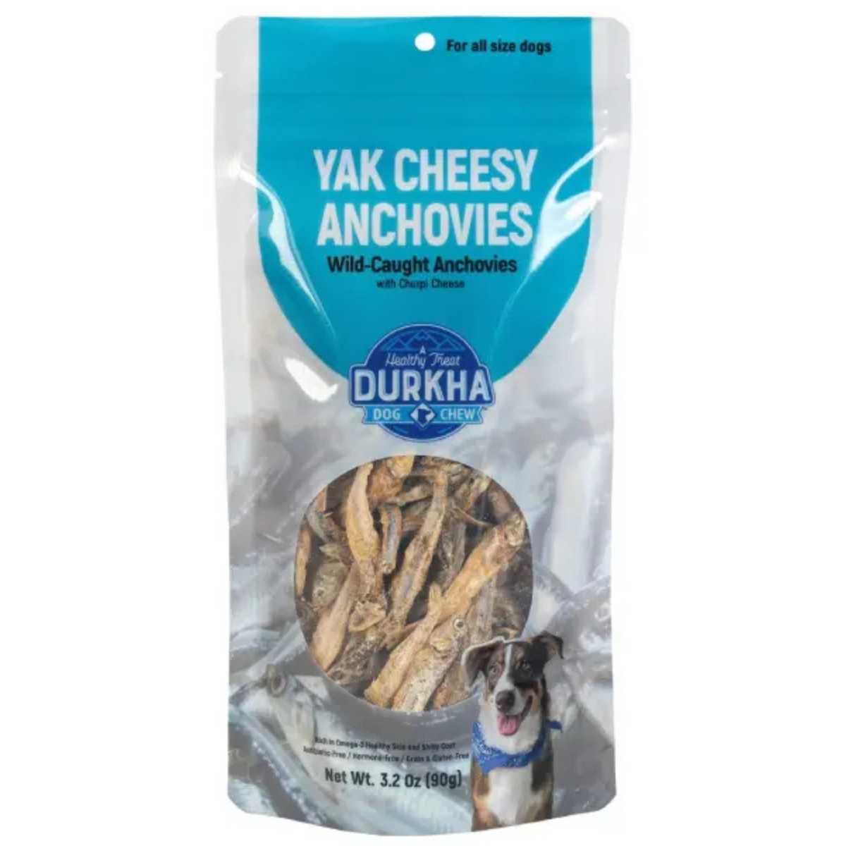 Durkha Yak Cheesy Anchovies-3.2 oz Bag