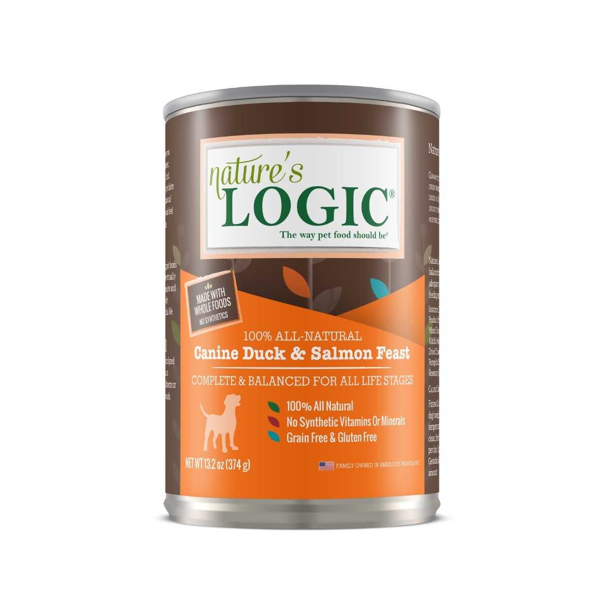 Nature's Logic Canine Duck & Salmon-12/13.2 oz Cans