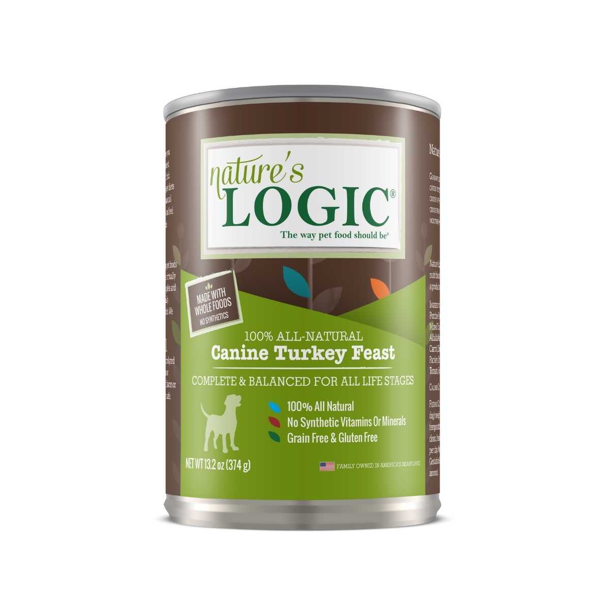 Nature's Logic Canine Turkey-12/13.2 oz Cans