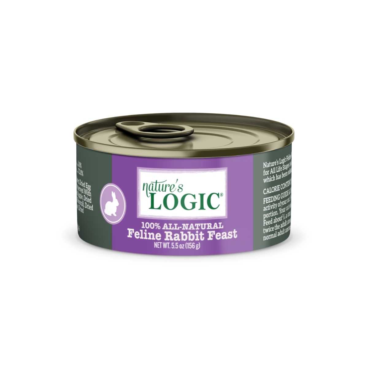 Nature's Logic Feline Rabbit-24/5.5 oz Cans