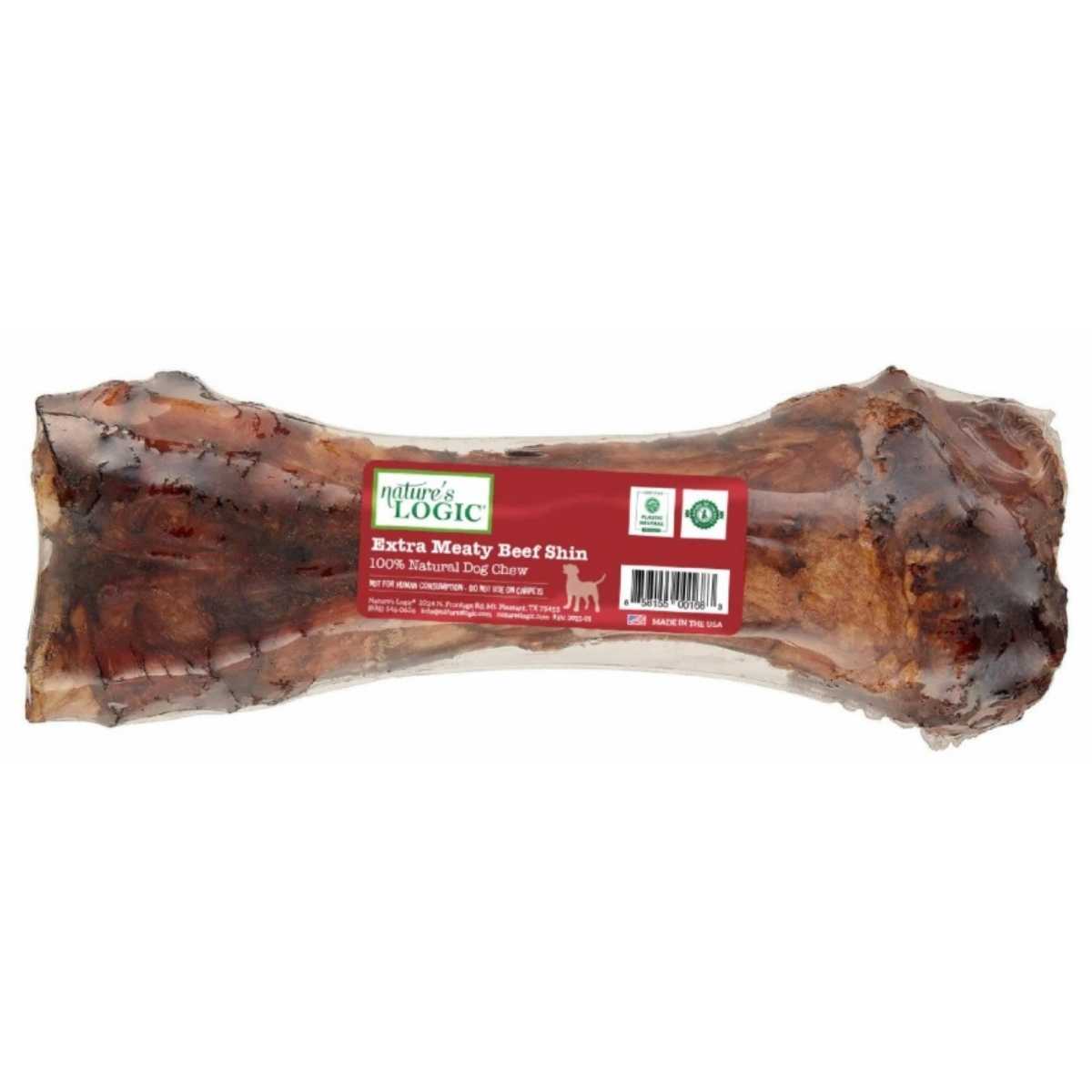 Nature's Logic Canine All Natural Beef Extra Meaty Shin Bone