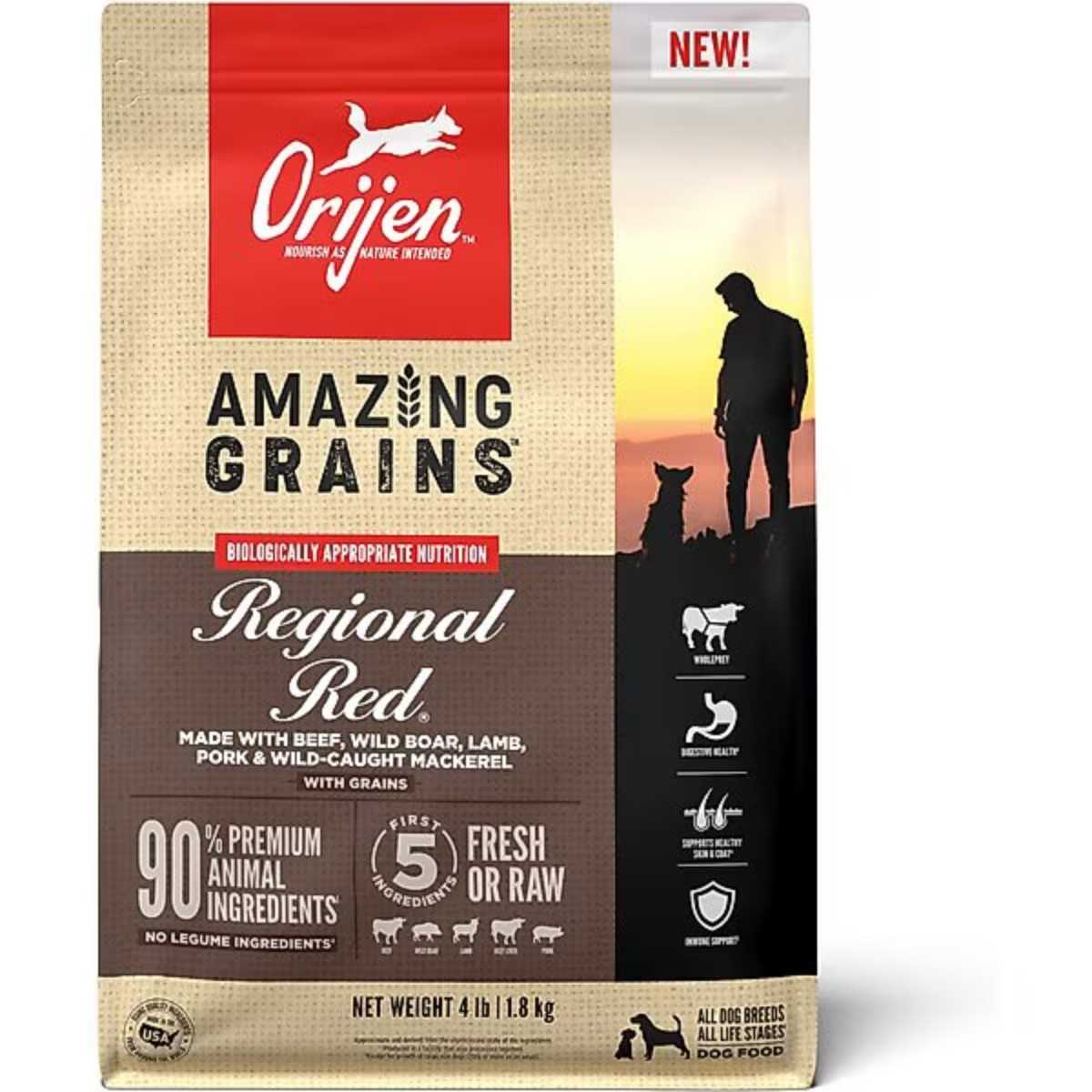 Orijen Dog Amazing Grains Regional