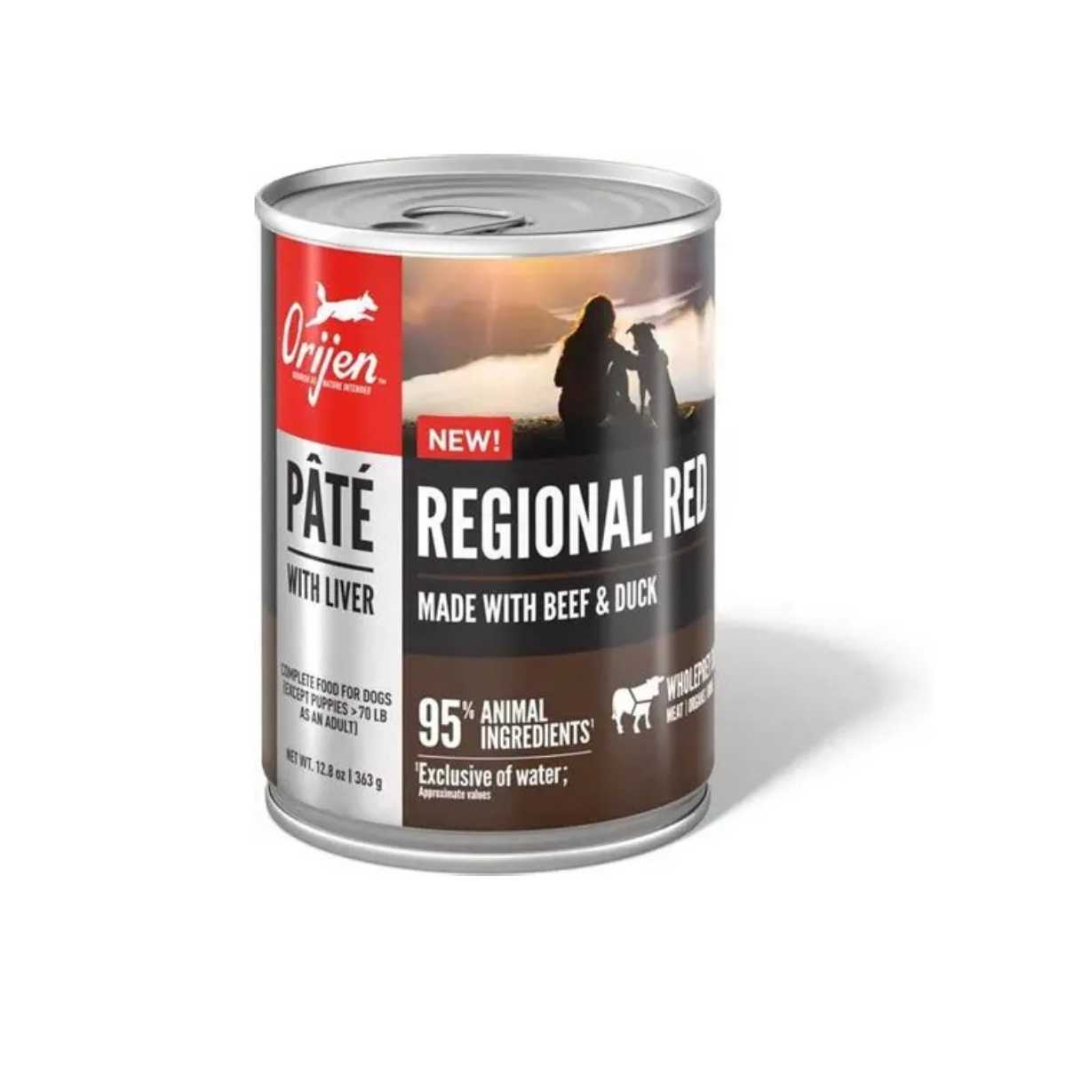 Orijen Dog Wet Grain Free Pate Regional Red-12/12.8 oz Cans