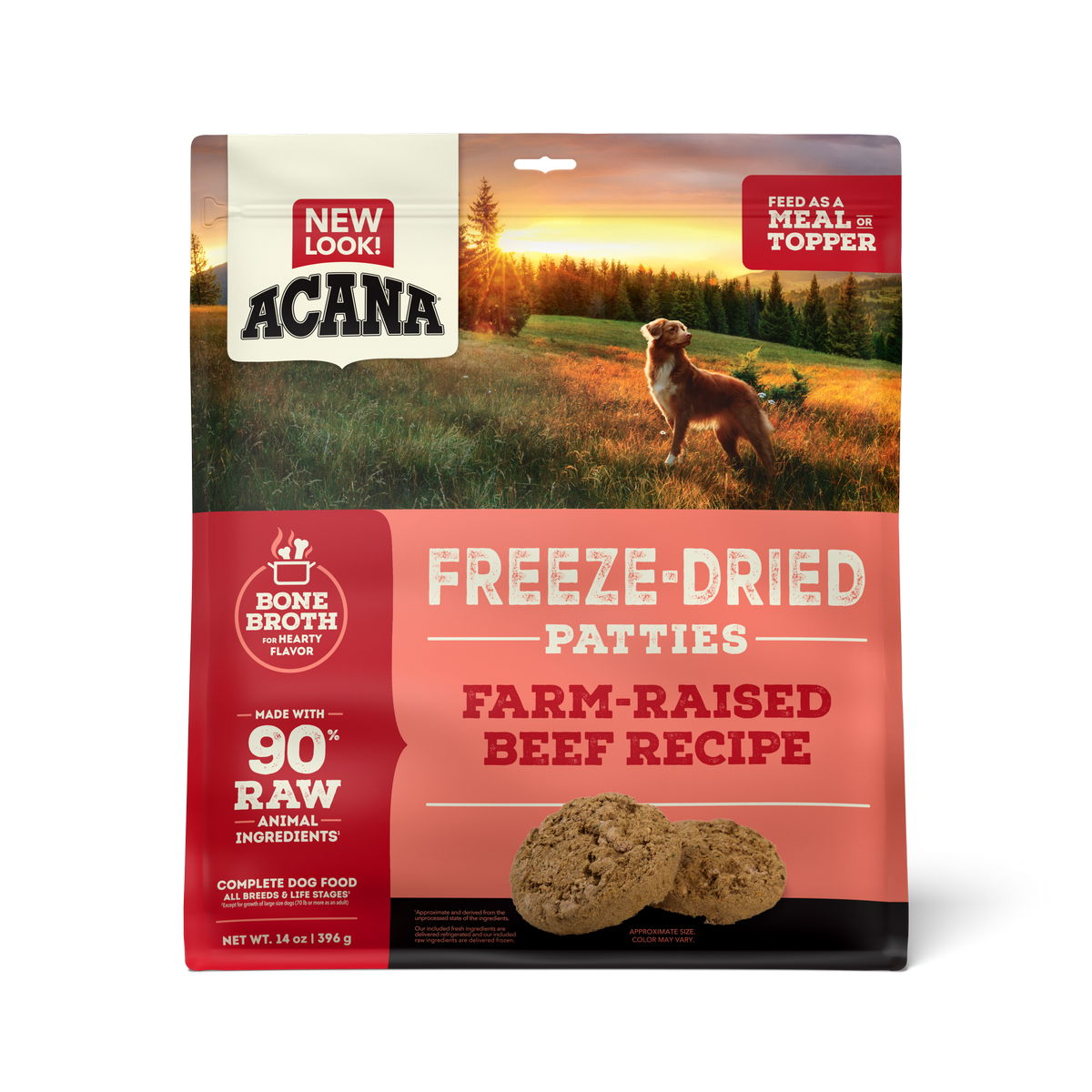 Acana Dog Grain Free Freeze Dried Beef