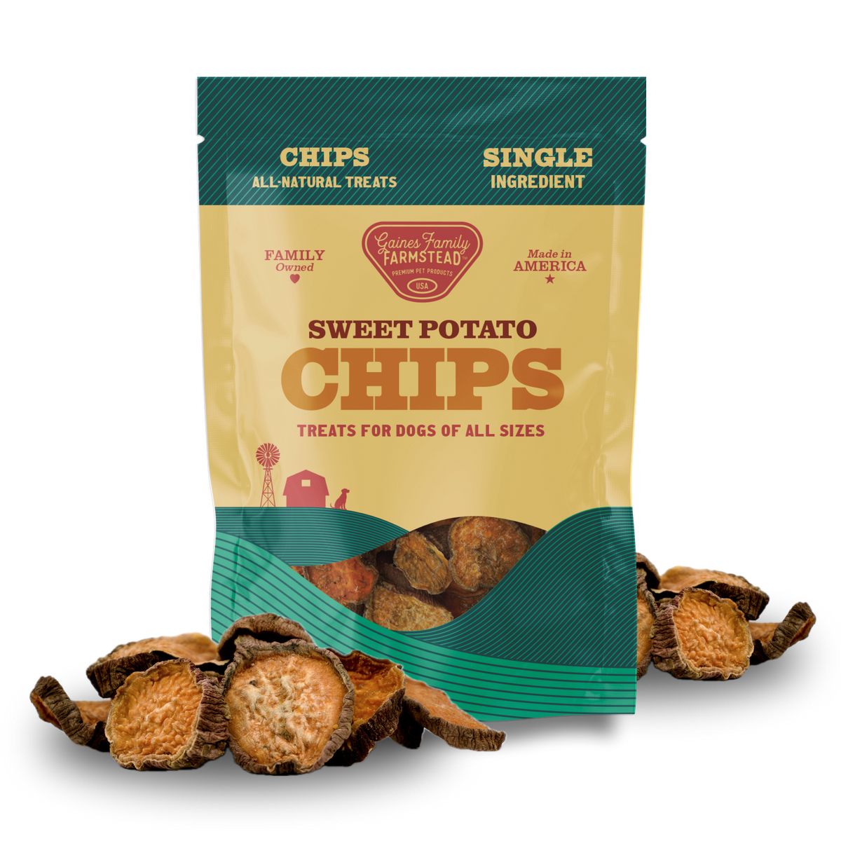 Gaines Sweet Potato Chips-8 oz Bag