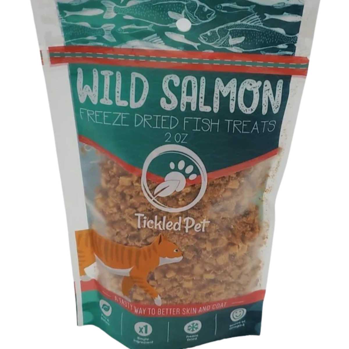 Tickled Pet Wild FD Salmon for Cats-2 oz Bag