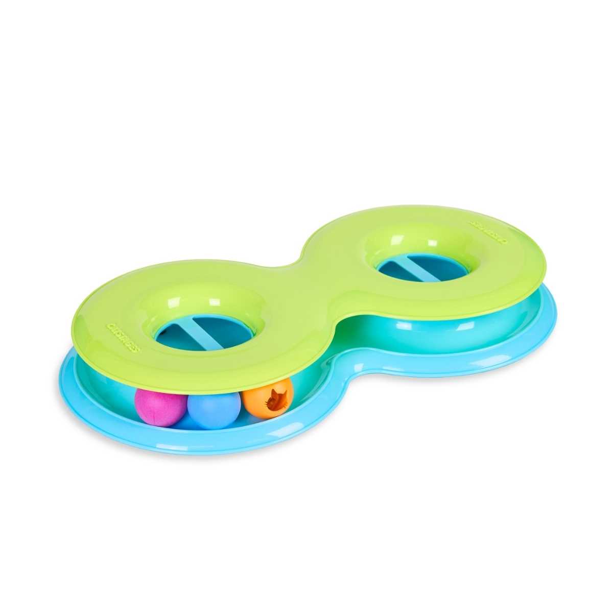 Charming Pet CatStages Infinity Ball Track Green