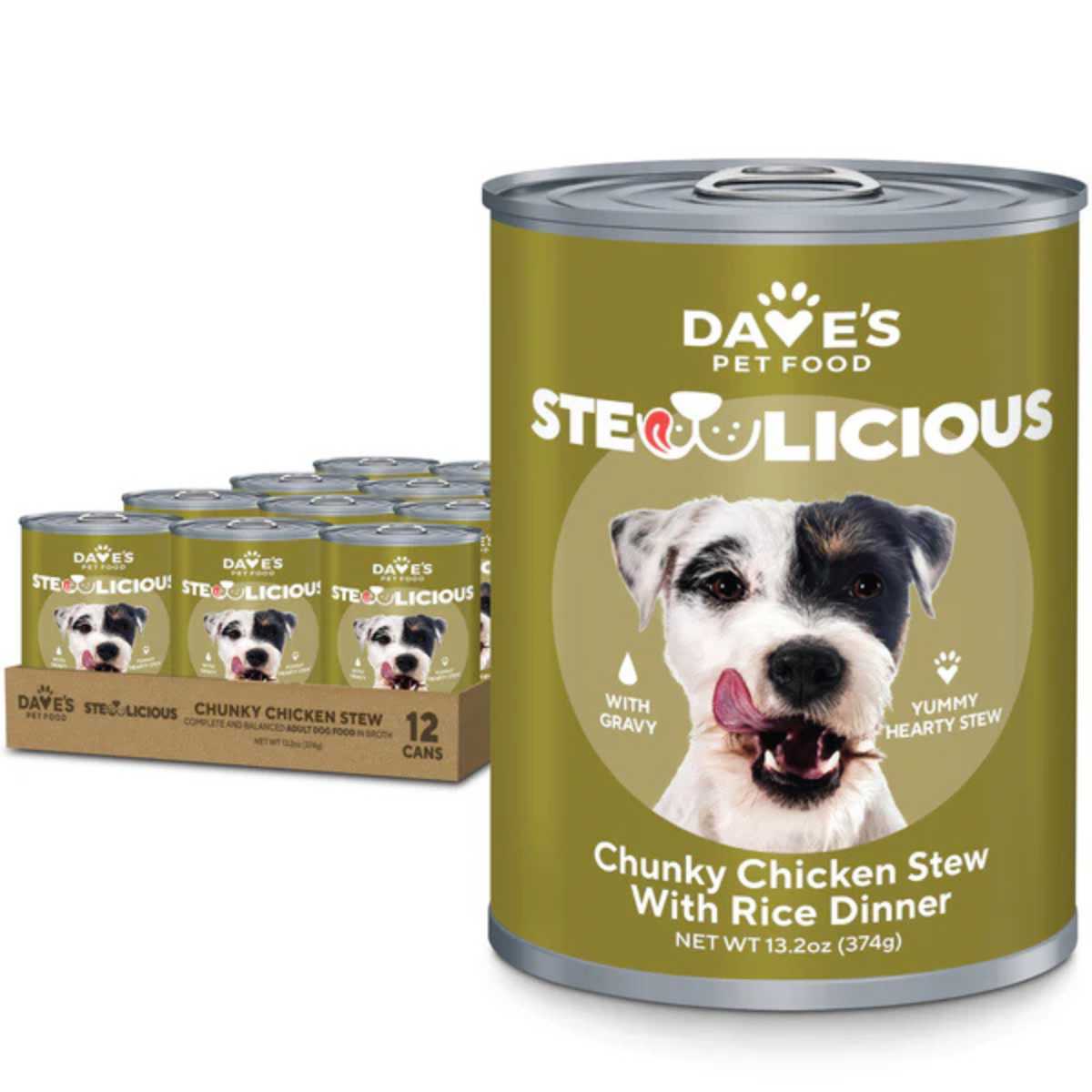 Dave's Stewlicious Chunky Chicken Stew with Rice Dinner 12/13.2oz