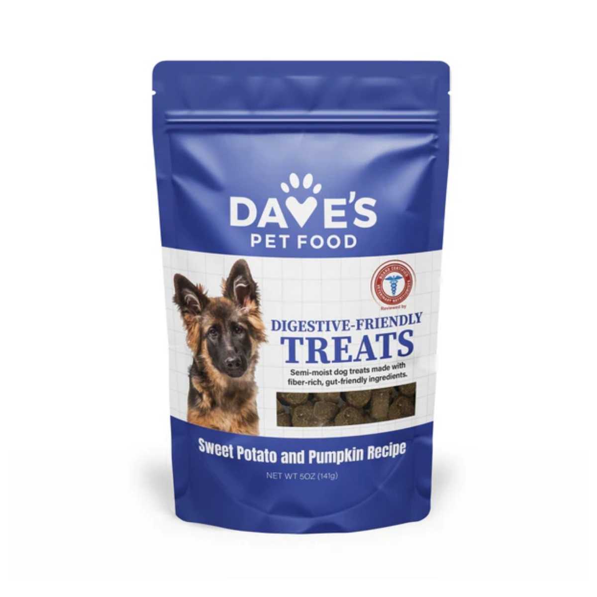 Dave's Pet Food Dog Digestive Treat Sweet Potato & Pumpkin-5 oz Bag