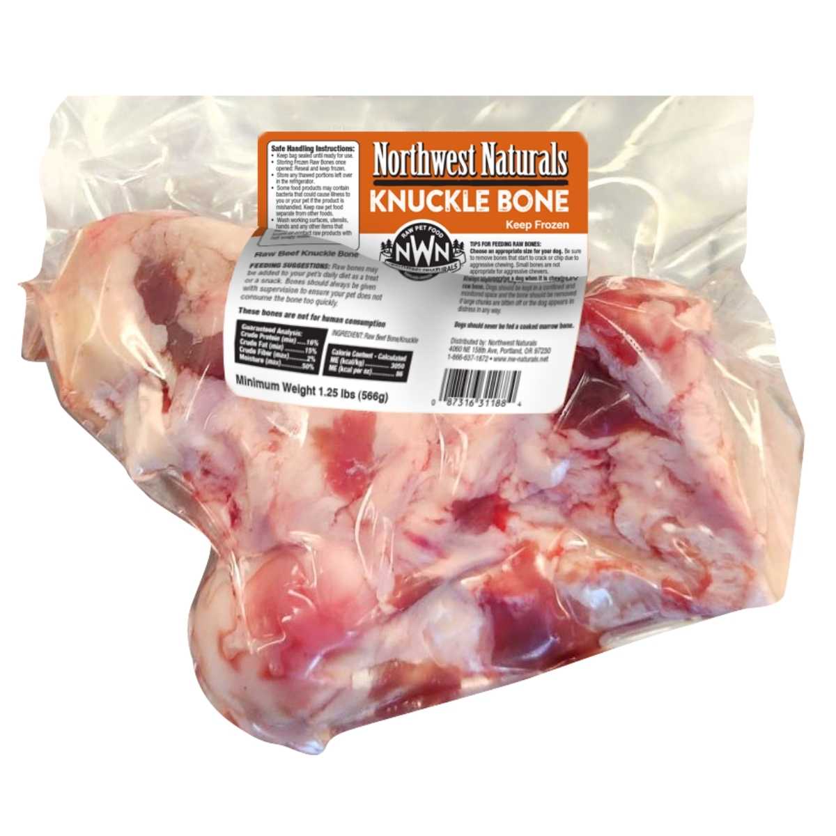 Northwest Naturals Frozen Beef Bone Knuckle-1pk