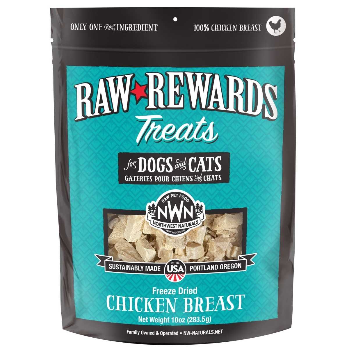 Northwest Naturals Canine Feline Freeze Dried Breast Treat