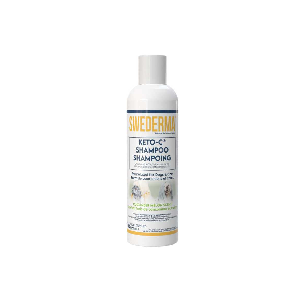 Swedencare Plaqueoff Swederma Therapeutic Keto C Cucumber Melon Shampoo