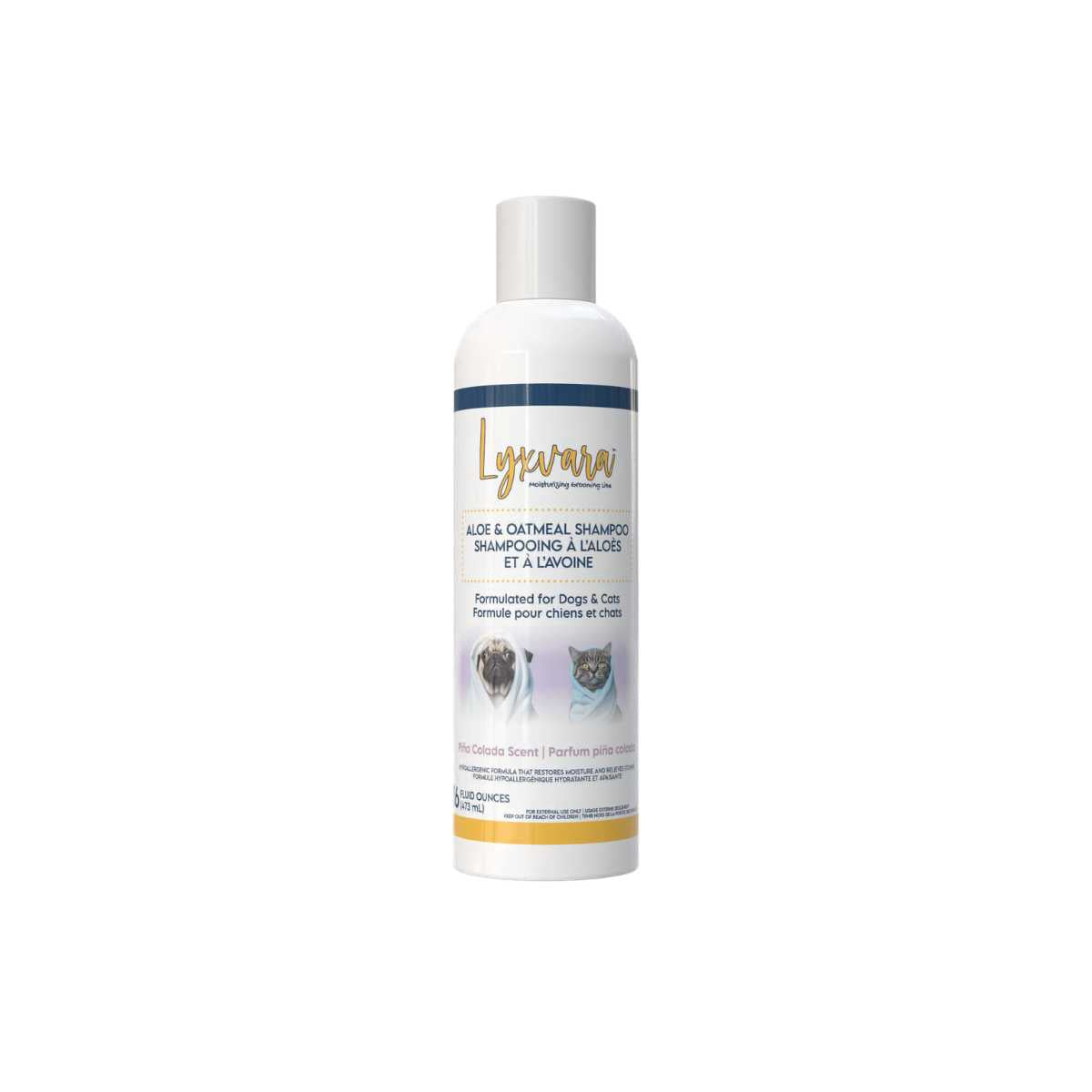 Swedencare Plaqueoff Pure Luxury Moisturizing Aloe Oatmeal Pina Colada Shampoo