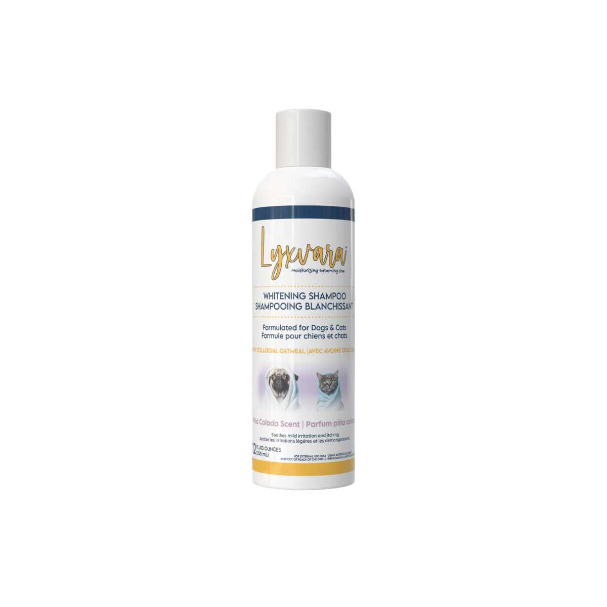 PlaqueOff Pure Luxury Moisturizing Bright Whitening (Pina Colada) Shampoo 12oz
