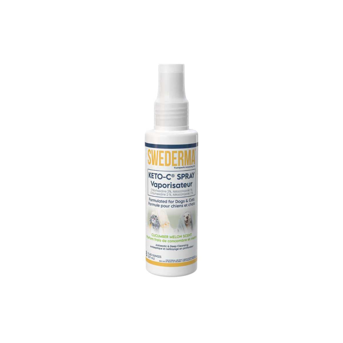 PlaqueOff Swederma Therapeutic Keto-C Cucumber Melon Spray 8oz