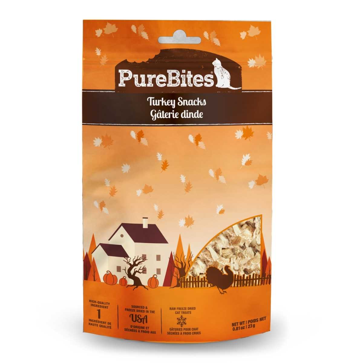Purebites Feline Holiday Turkey .81oz