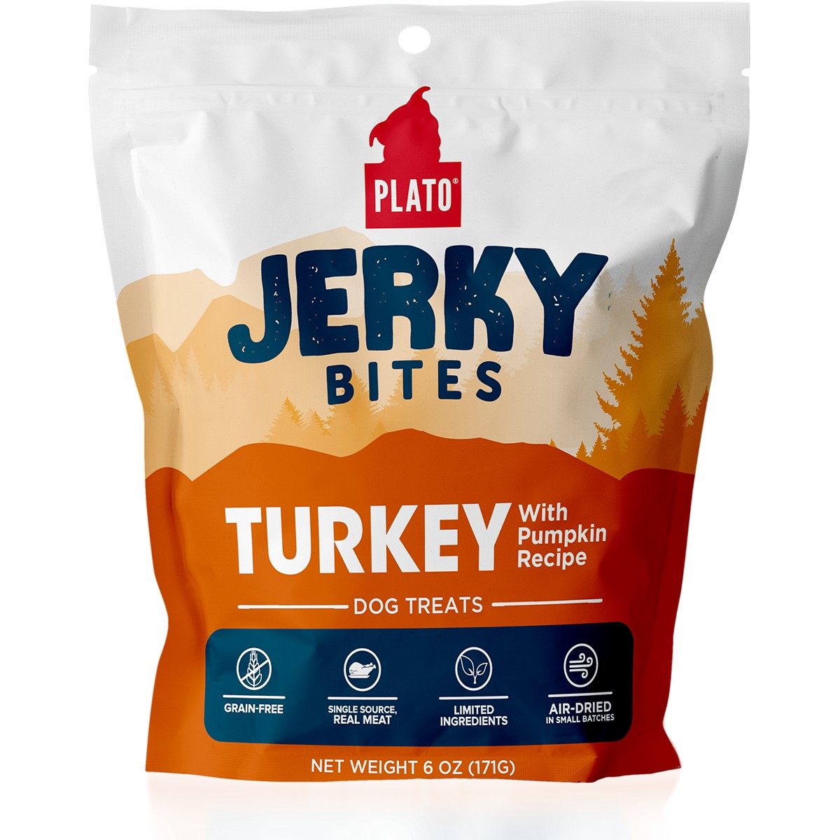 Plato Turkey with Pumpkin Jerky Bites-6 oz