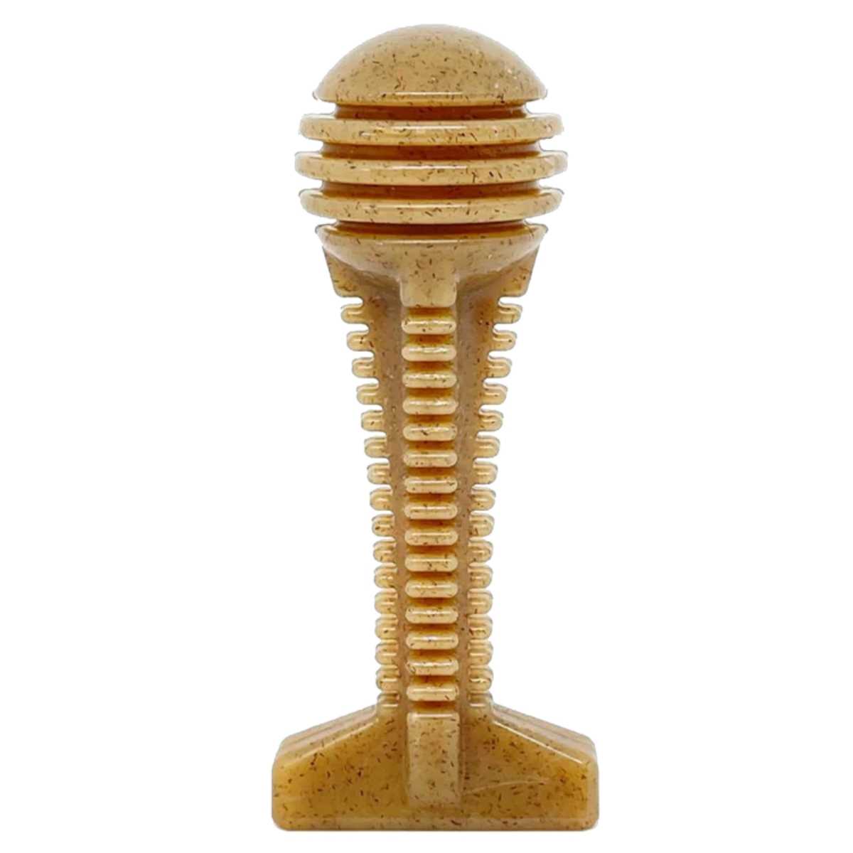 Soda Pup Nylon Honey Bone - Dental Tower - Honey Colored with Liver Palatant