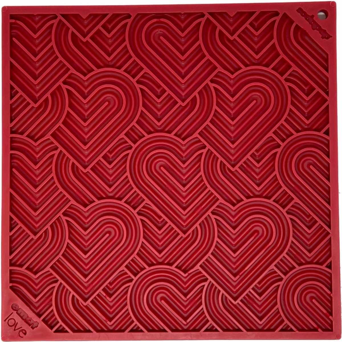 Soda Pup Nylon Enrichment SP Emat Love Hearts - large - Red