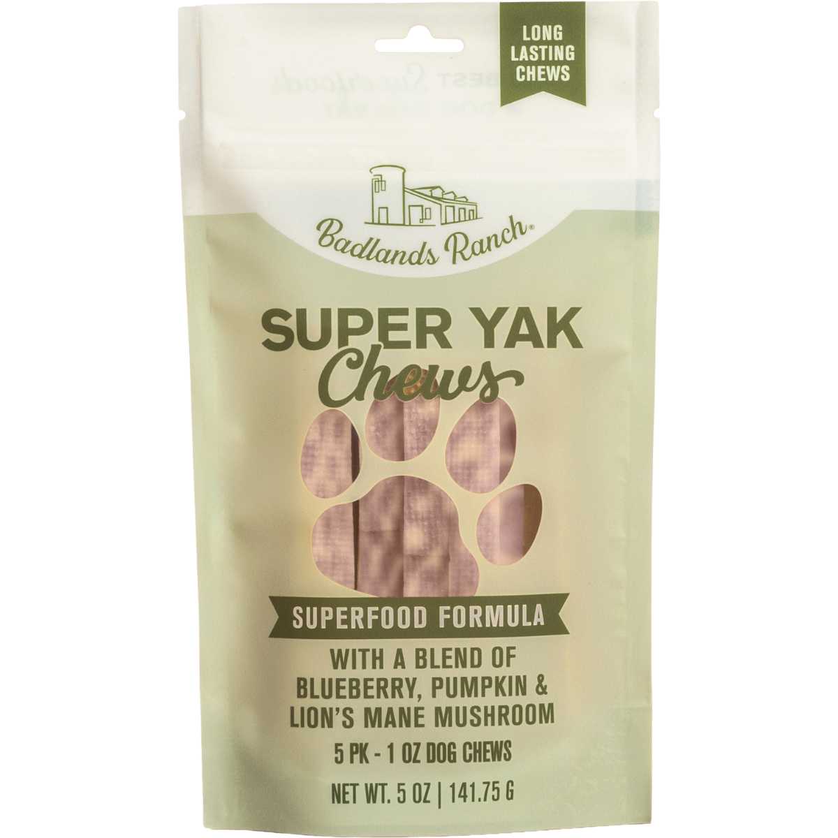 Badlands Ranch Yak Superchew Superfood small multipack (5) 5oz