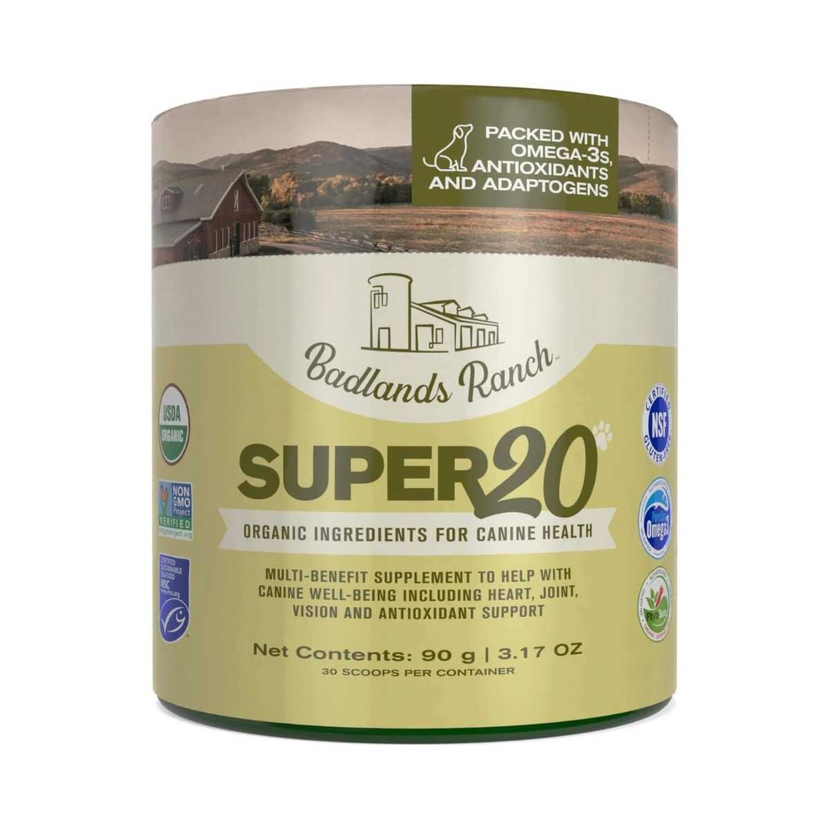Badlands Ranch Super20 Supplement Powder-3.17 oz Jar