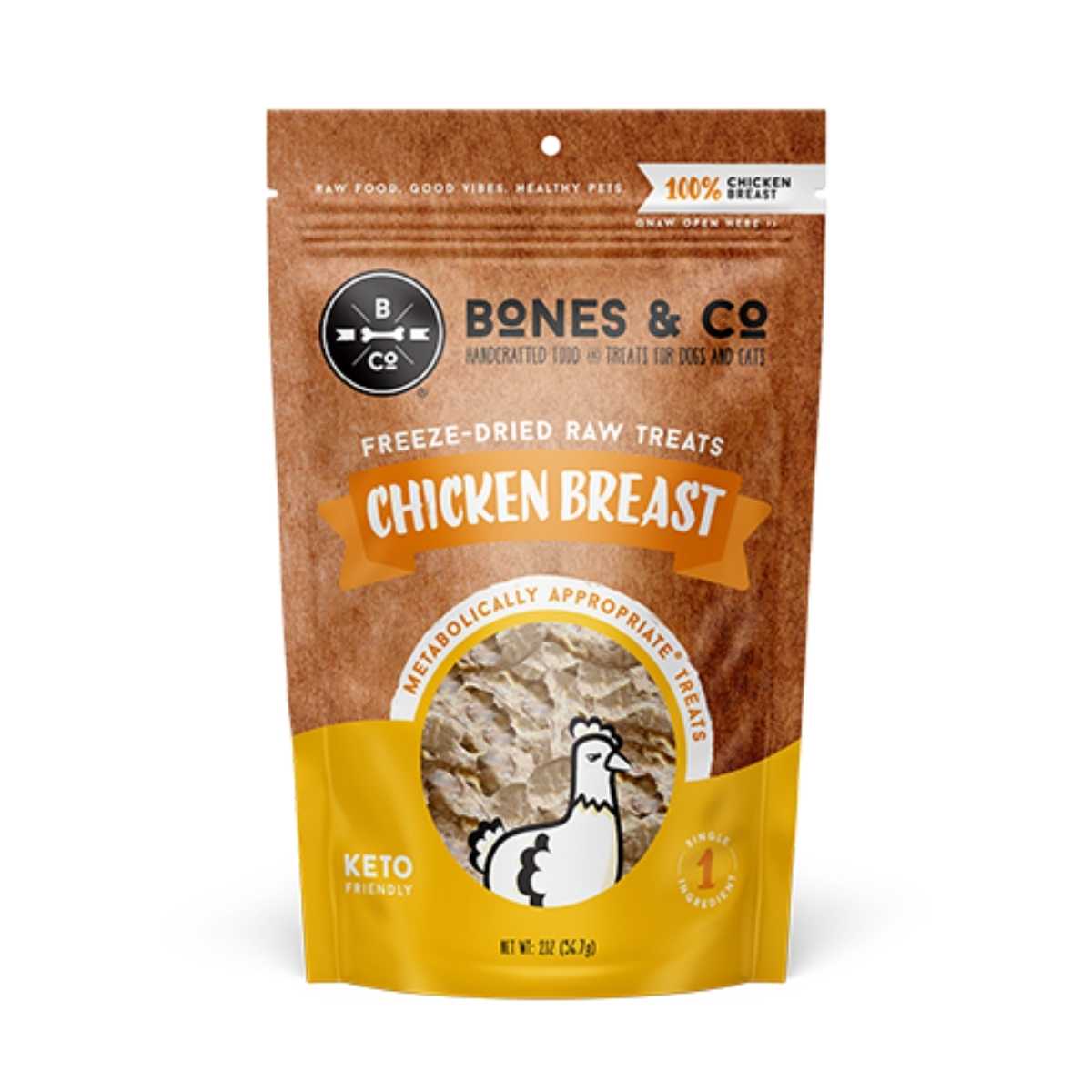 Bones & Co Freeze Dried Chicken Breast-2 oz Bag