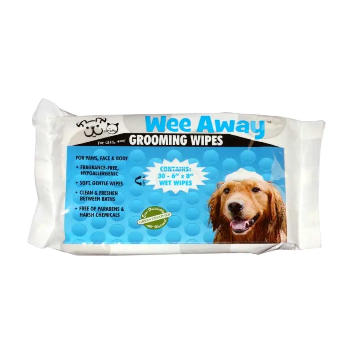 Wee Away Grooming Wipes-Travel Size- 30 ct