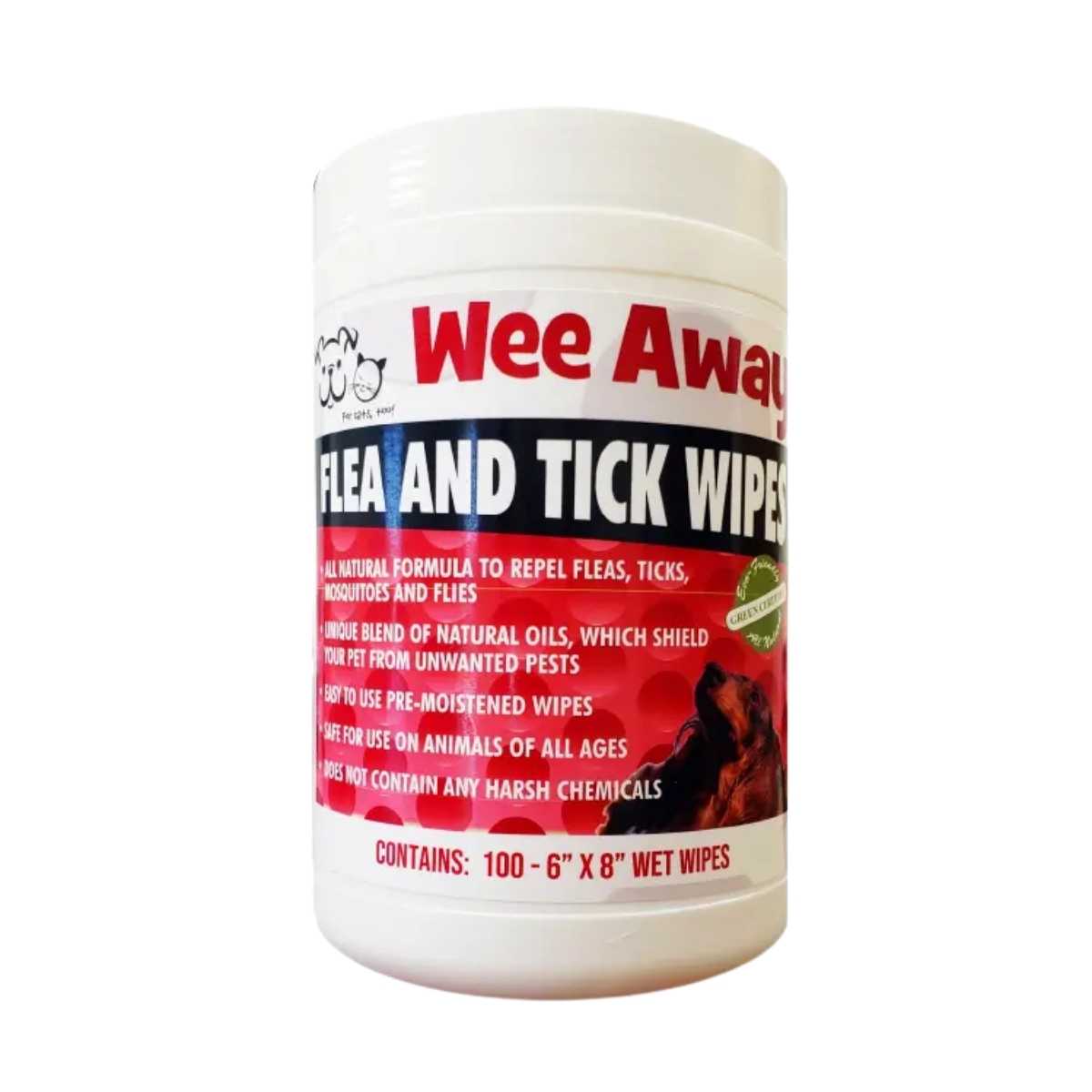 Wee Away Flea & Tick Wipes