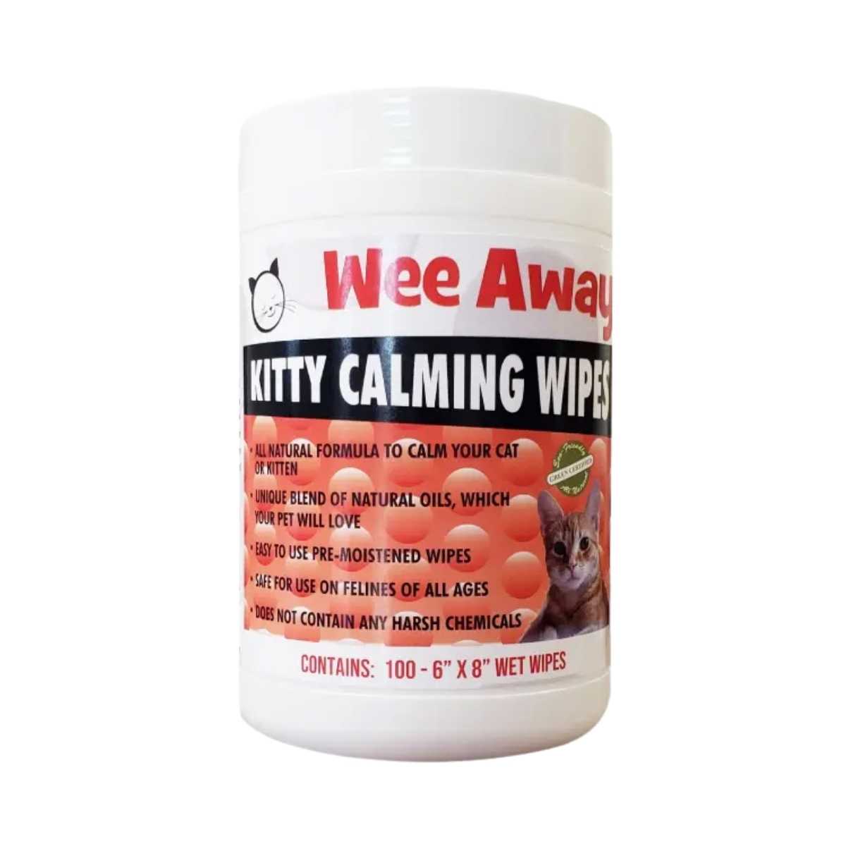 Wee Away Kitty Calming Wipes