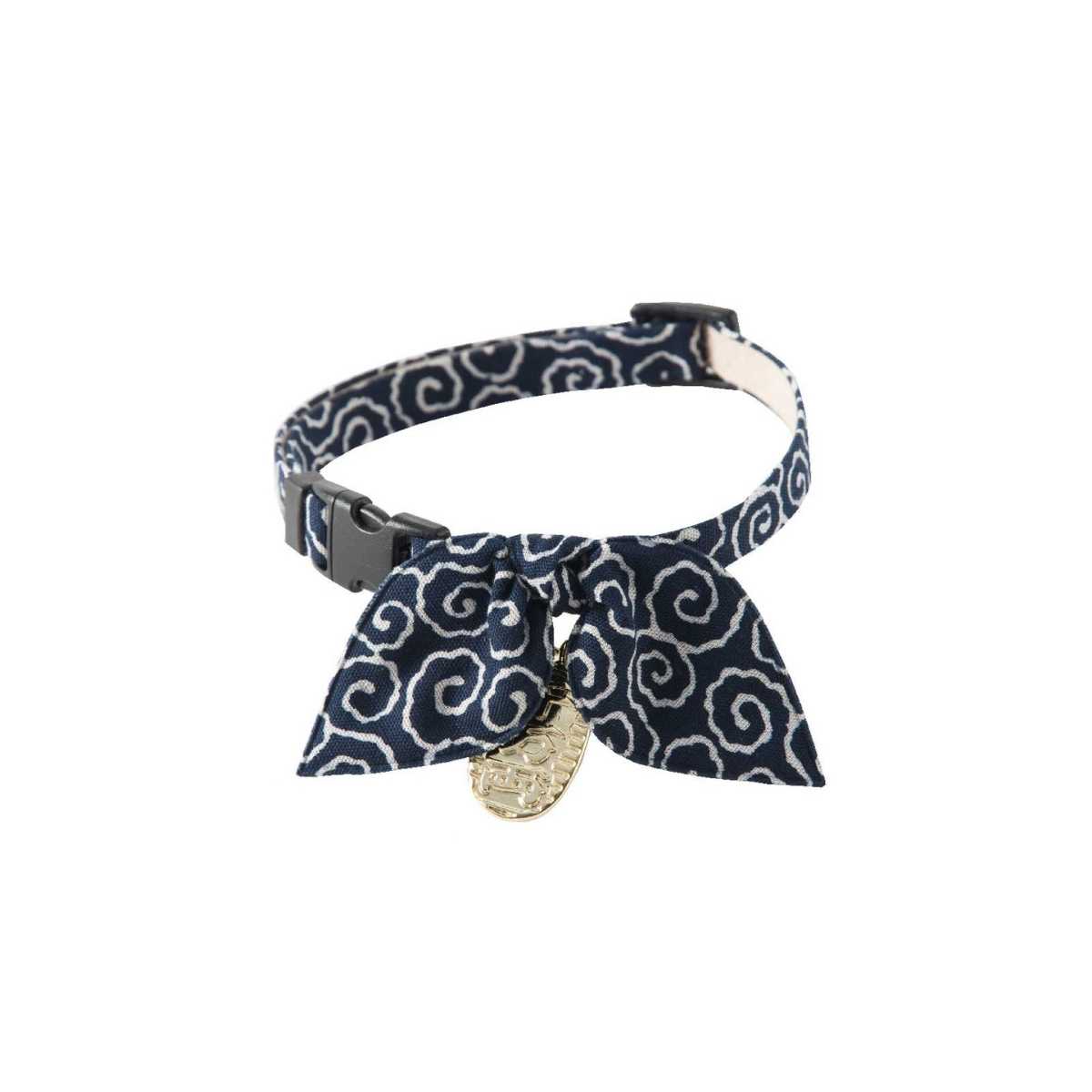 Necoichi Ninja Cat Collar (Navy) (replacing 80941)