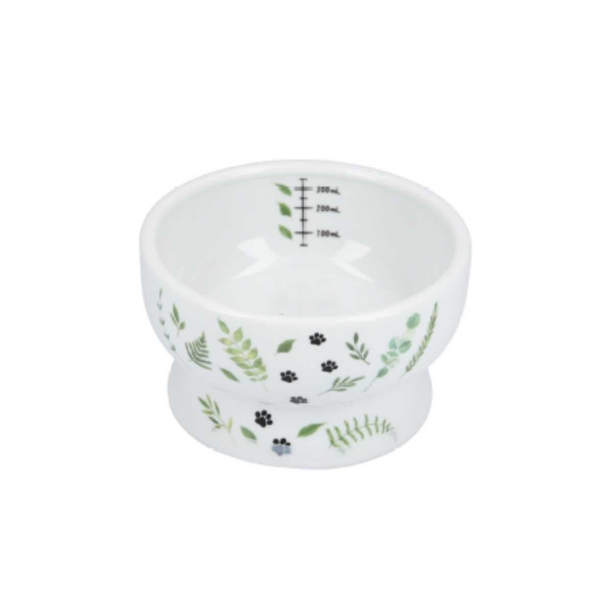 Necoichi Raised Cat Water Bowl (Go Green)