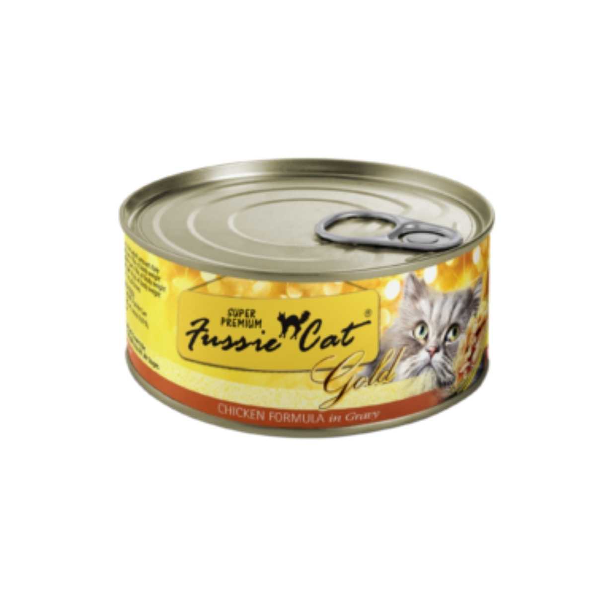 Fussie Cat Super Premium Chicken Formula in Gravy-24/2.82 oz Cans