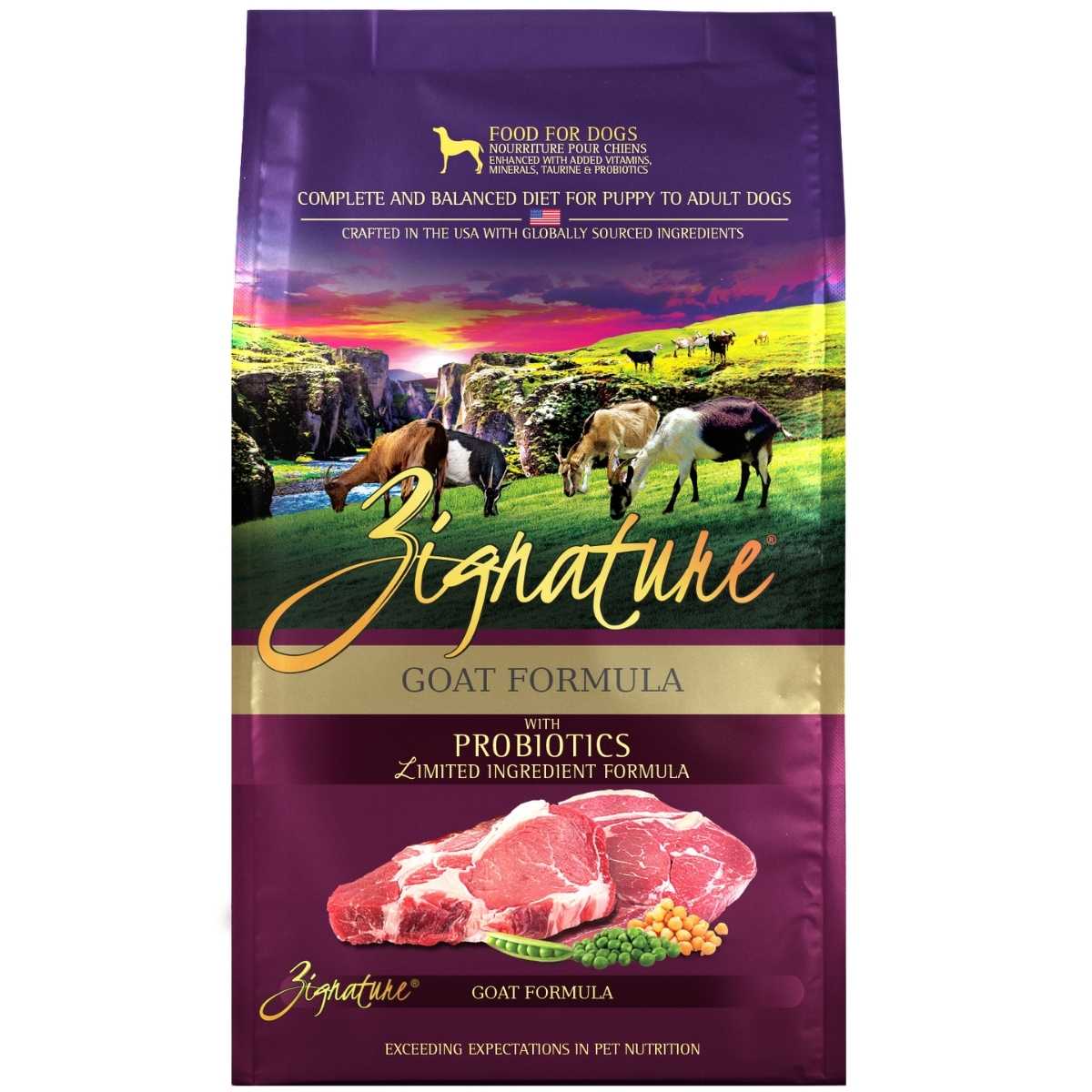 Zignature Goat Formula Dog Food