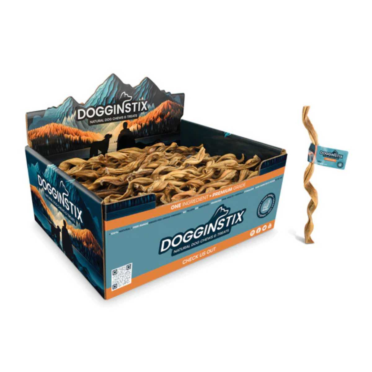Dogginstix Lamb Collagen Twists-25ct