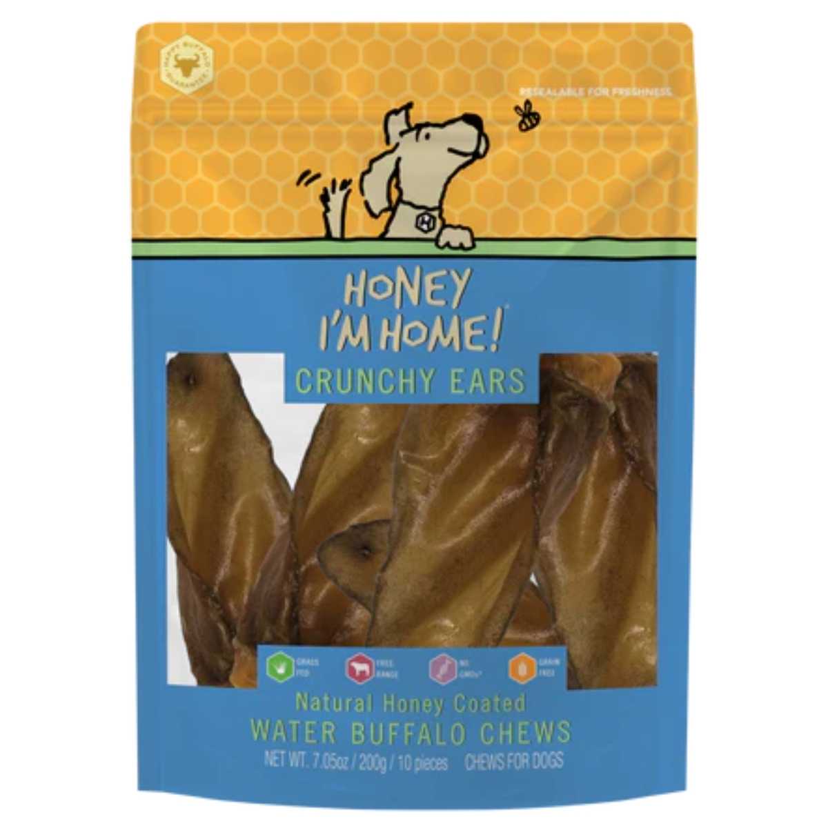 Honey I'm Home Natural Coated Crunchy Ears
