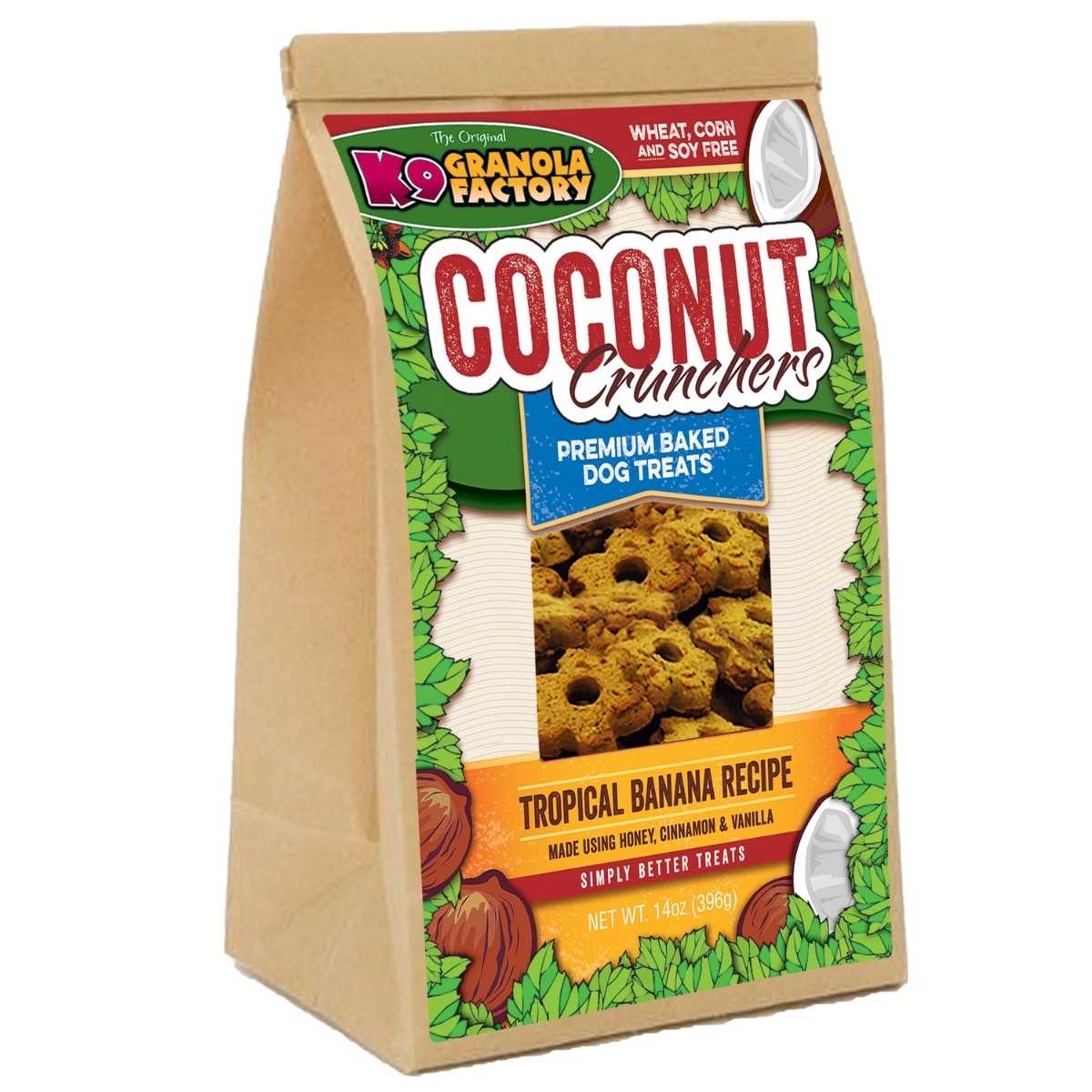 K9 Granola Coconut Crunchers Tropical Banana 14oz