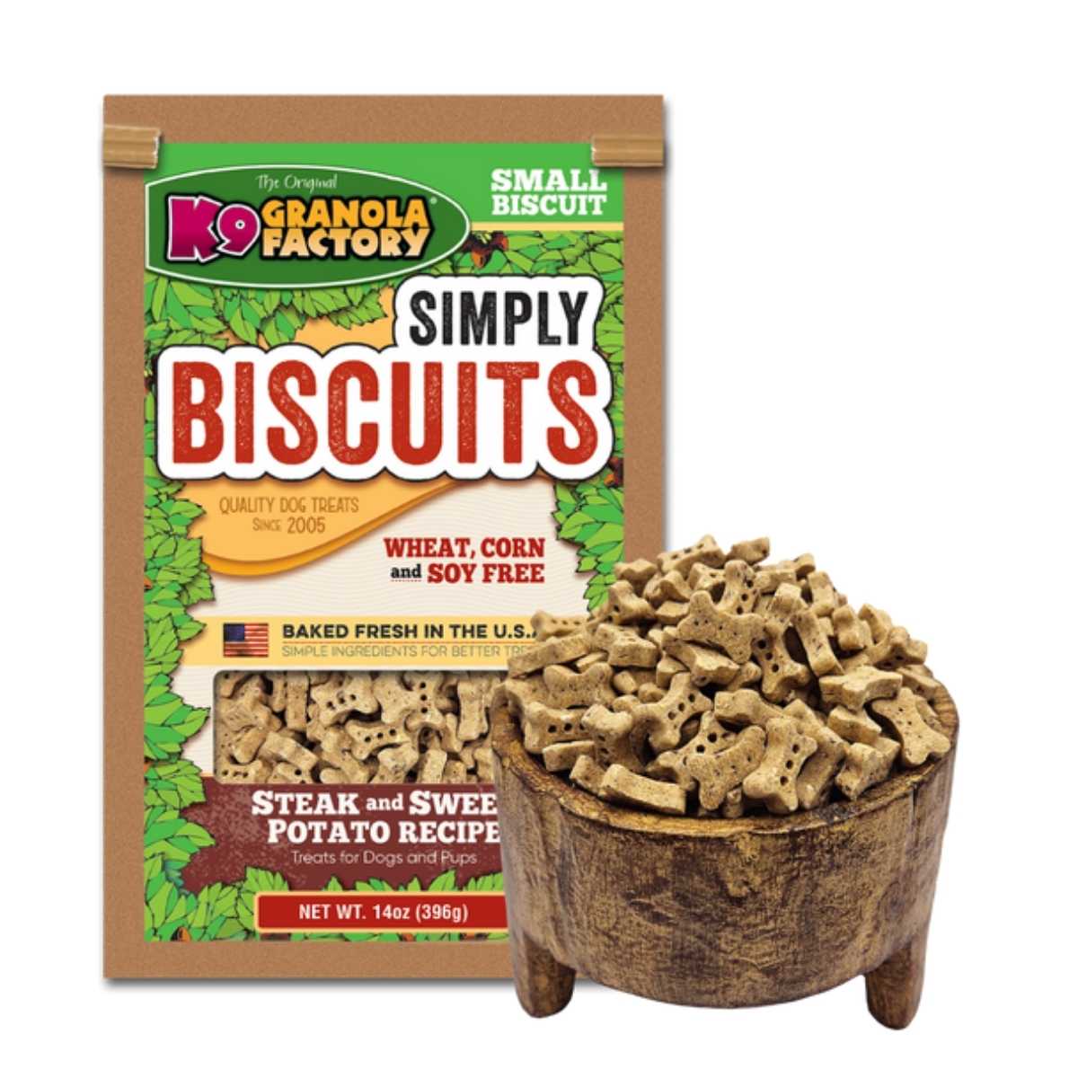 K9 Granola Simply Biscuits Steak Small