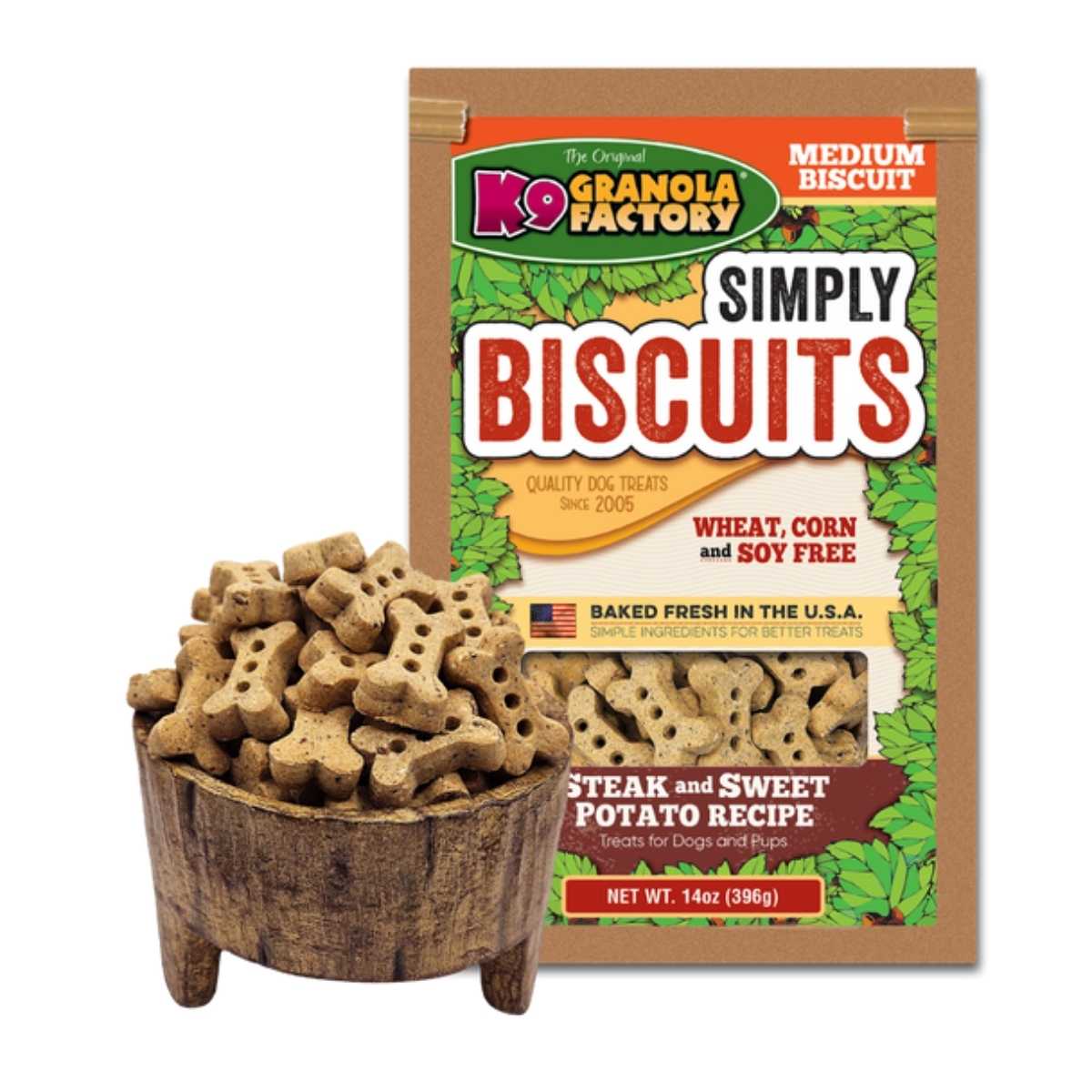K9 Granola Simply Biscuits Steak Medium